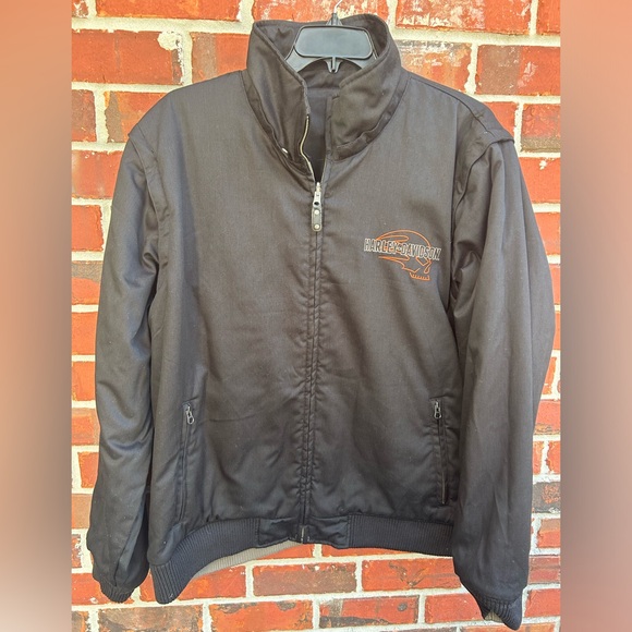 2011 Harley Davidson Full Zip Reversible Jacket w/ Removable Sleeves/Vest 2XL - Picture 7 of 15